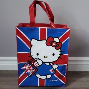 Hello Kitty x Harrods Union Jack Tote Bag